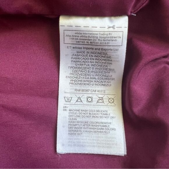 Adidas Colorblocked Fur Bomber Jacket - M - Picture 6 of 7